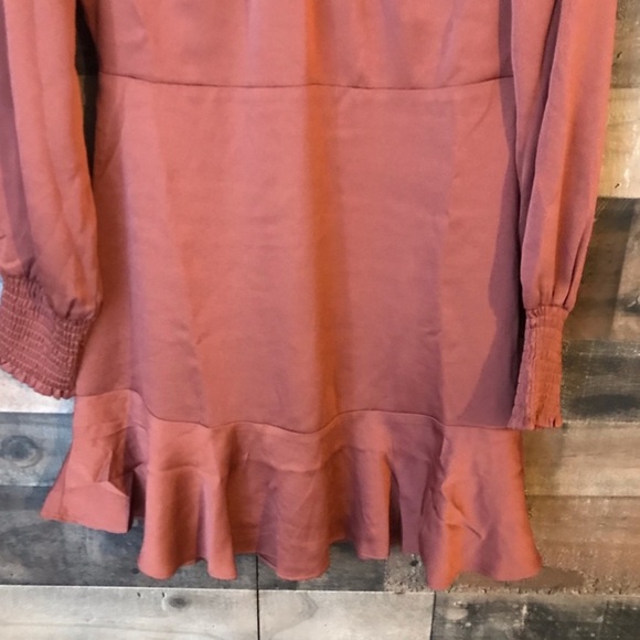 Lulu’s burnt orange smock dress M - Picture 5 of 9